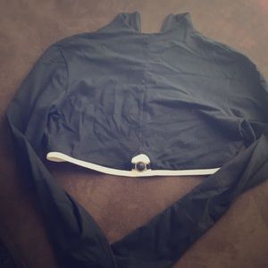 Versace crop top long sleeve XS